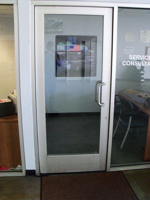 Sales — Glass Door with White Jamb in Clovis, CA