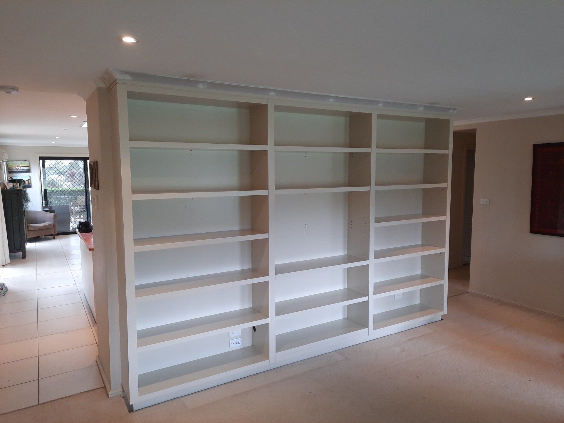 bookshelves