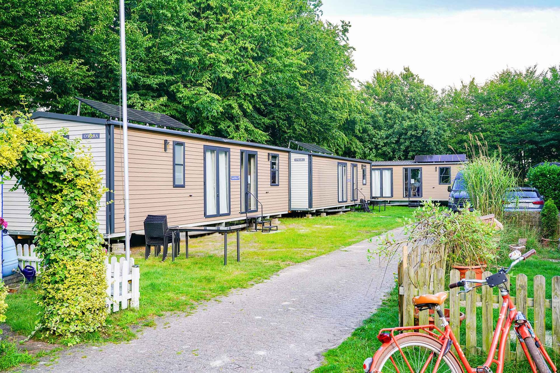 Mobilheime und Blockhütten, Familiencampingplatz Haselünne