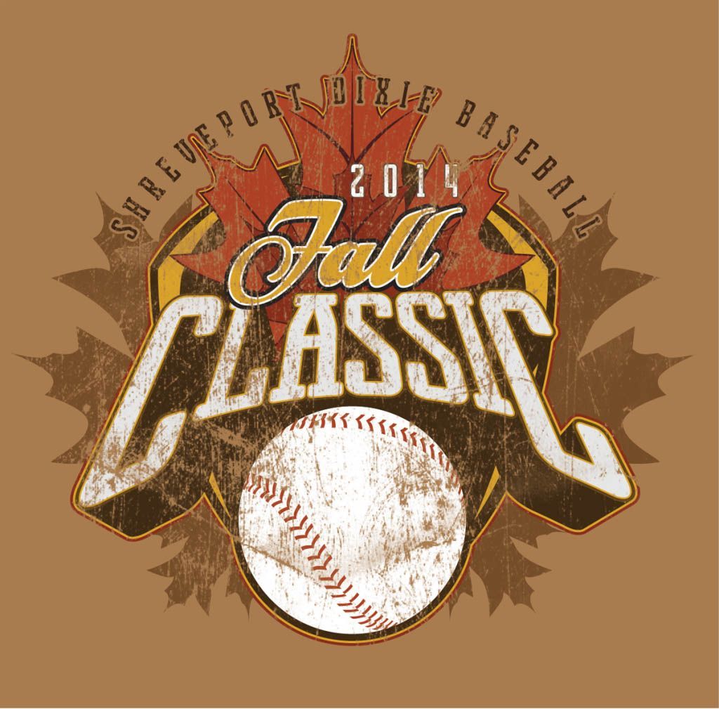 A logo for the 2014 fall classic baseball tournament