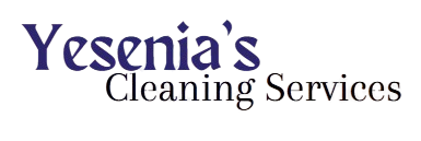 A logo for yesenia 's cleaning services is shown on a white background.