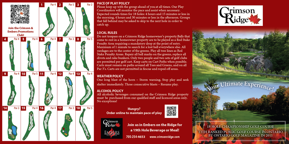 Crimson Ridge Scorecard