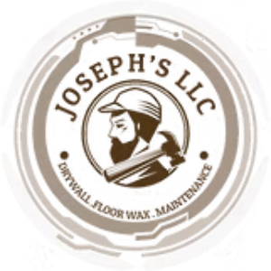 Joseph's LLC logo: brown circular design with a construction worker holding tools, text 