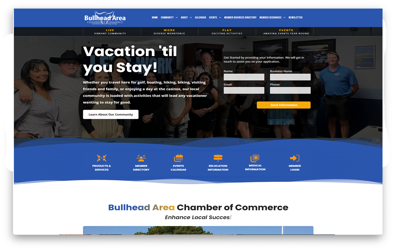 A vacation til you stay advertisement with a woman in a bikini