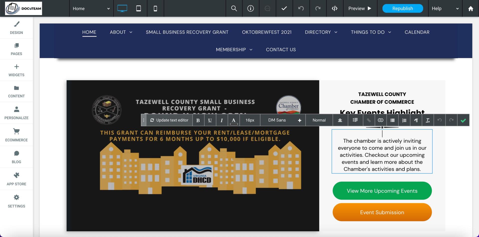 A computer screen with a picture of a building on it.