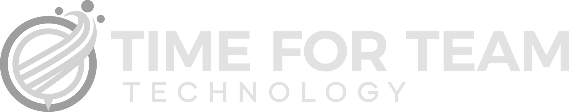 Logo of a company with a circular blue-green design and a swish.