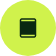 Square stop button icon in a yellow-green circle.