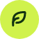 Green circle with black leaf icon.