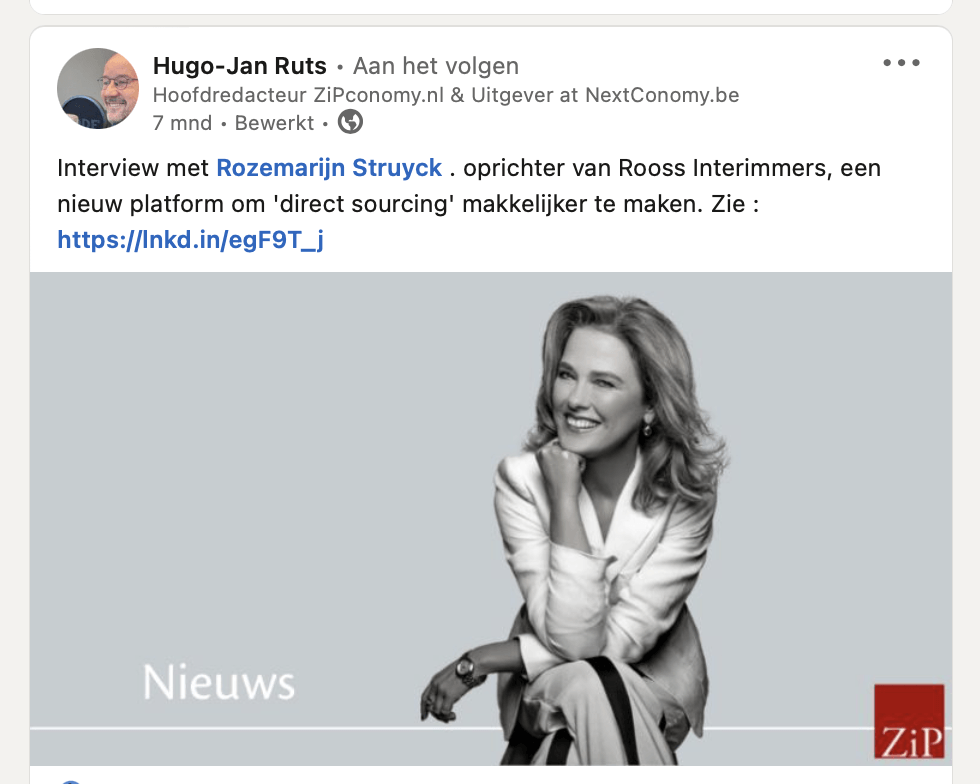 Een nieuwe manier in interim experts te vinden