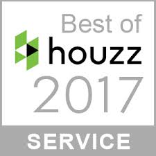 A logo for the best of houzz service in 2017.