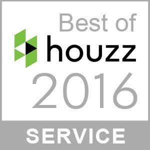 A logo for the best of houzz service in 2016.