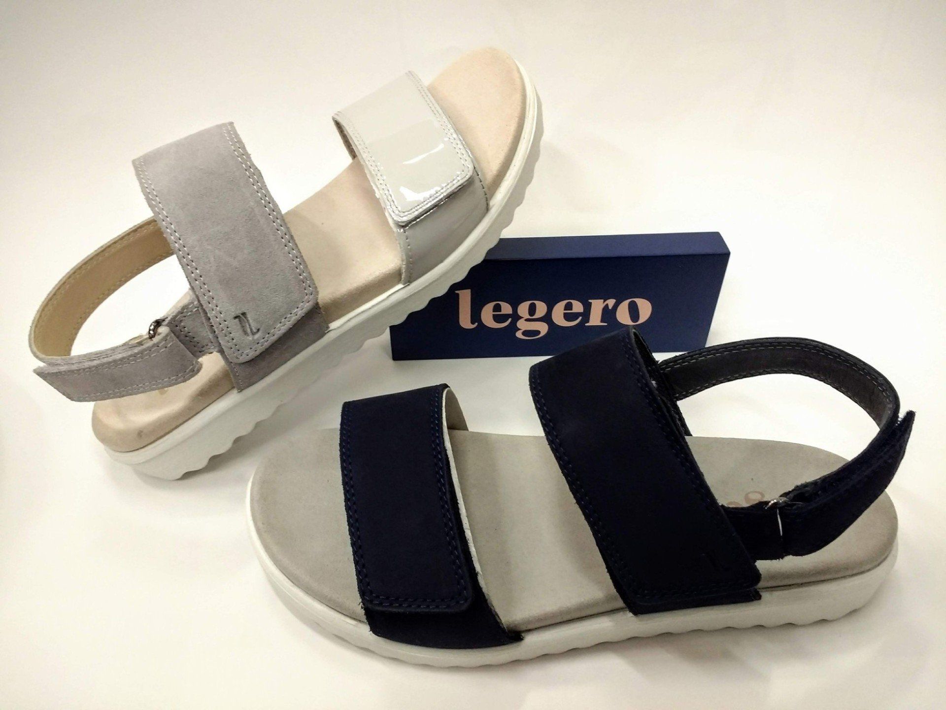 sandali da donna con tomaia in velluto