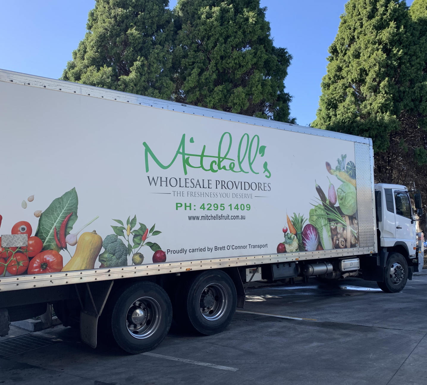 Mitchell's Wholesale Delivery Truck