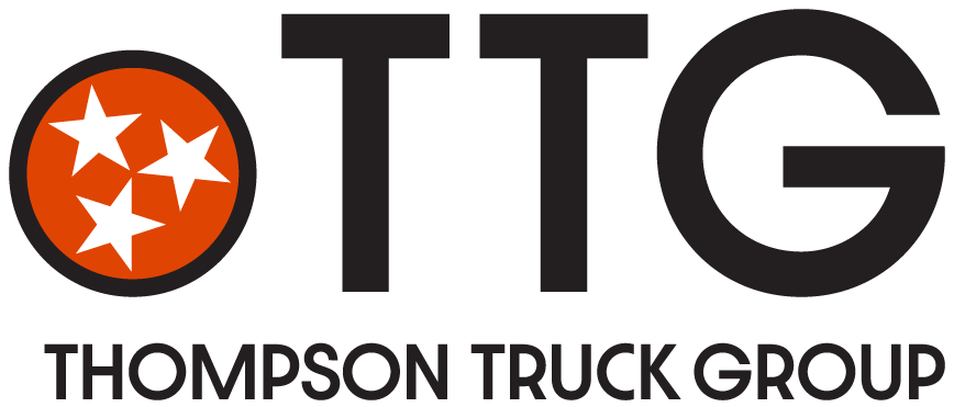 The logo for leesmith ttg thompson truck group
