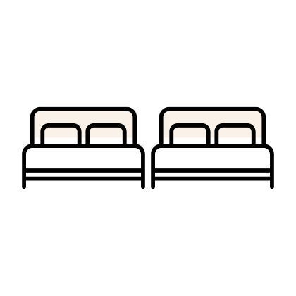 icon showing 2-beds