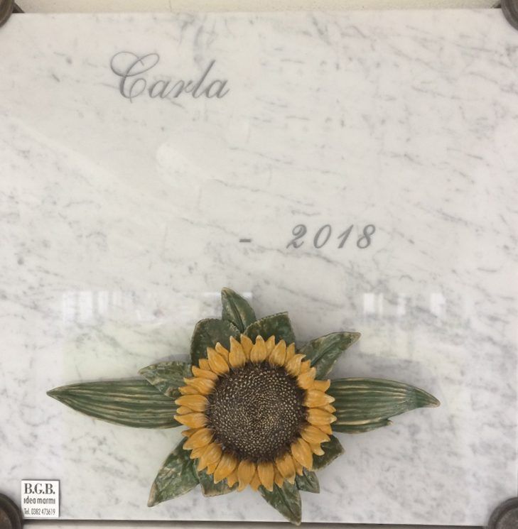 Ossario con girasole