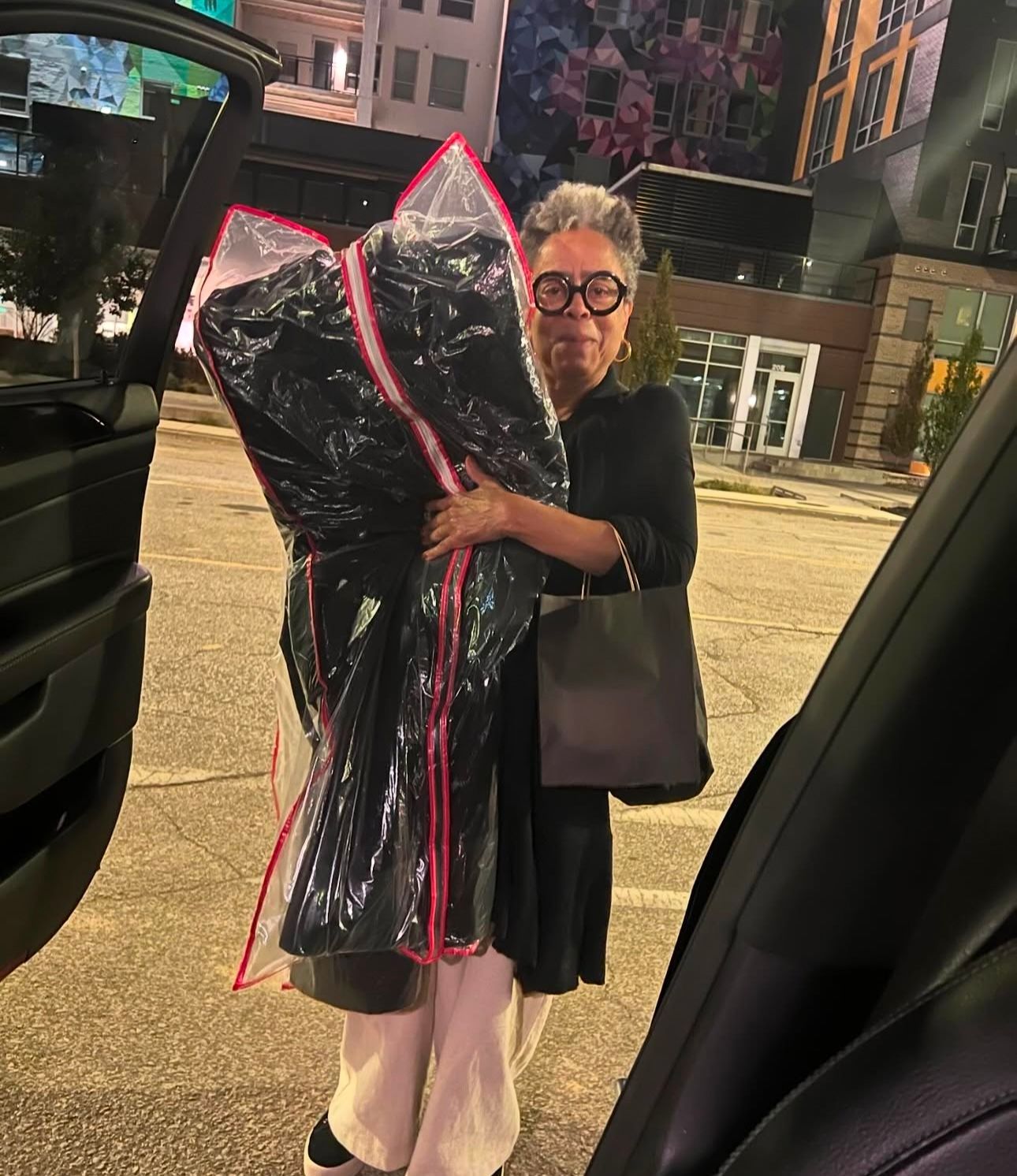 A photo of customer purchasing