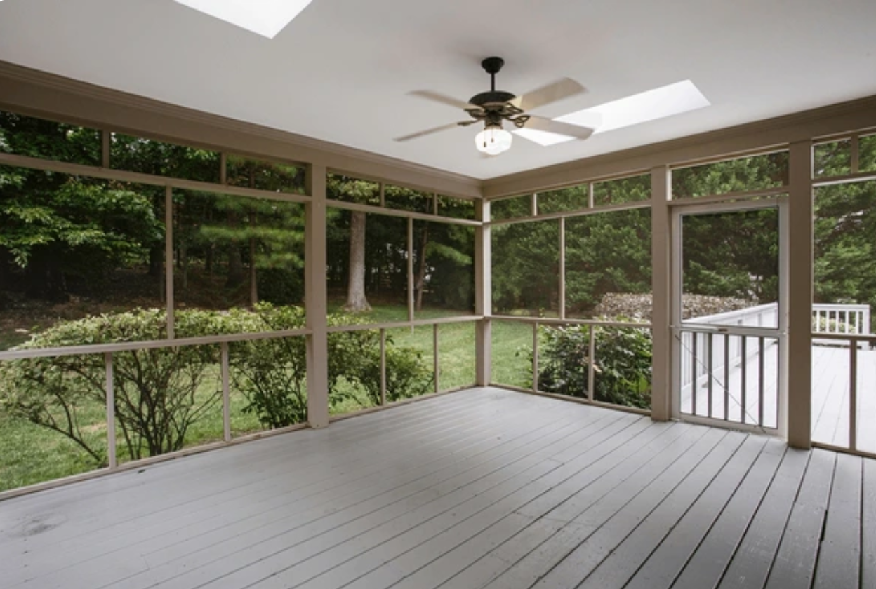 screened porch installation Coldwater, MS