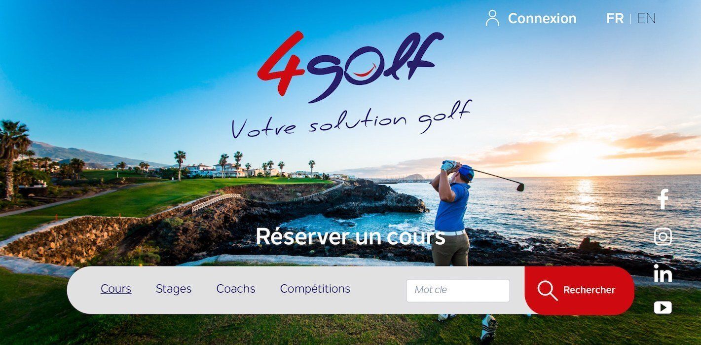 DECOUVREZ 4GOLF, LA SOLUTION GOLF 100% DIGITALE