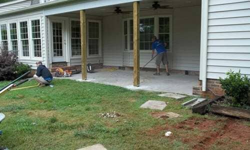 Before Front House Renovation - Masonry in Maryville, TN