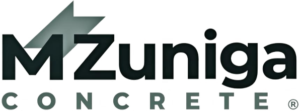 M Zuniga concrete logo on a white background