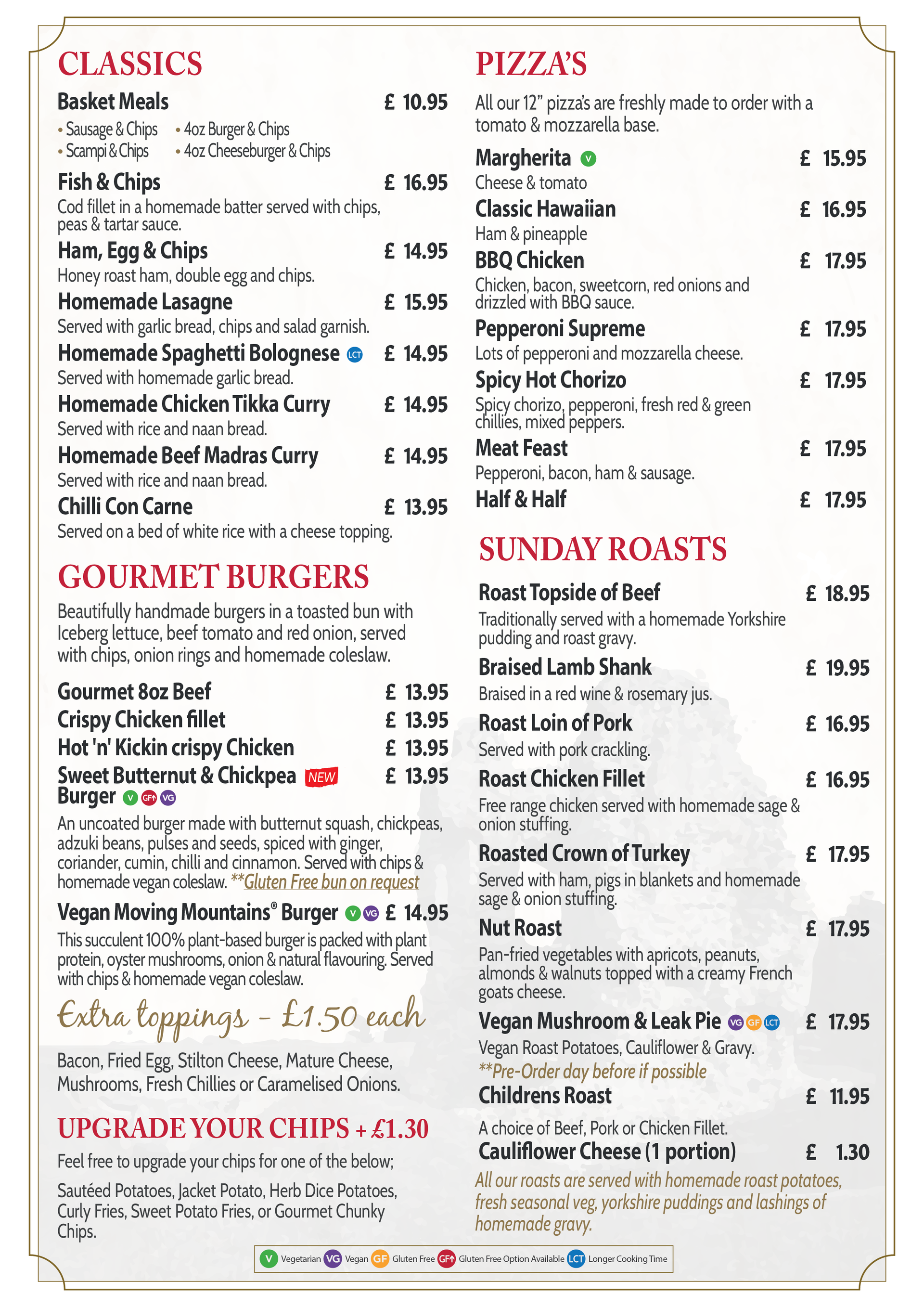 The Queens Head Restaurant Menu - Page2