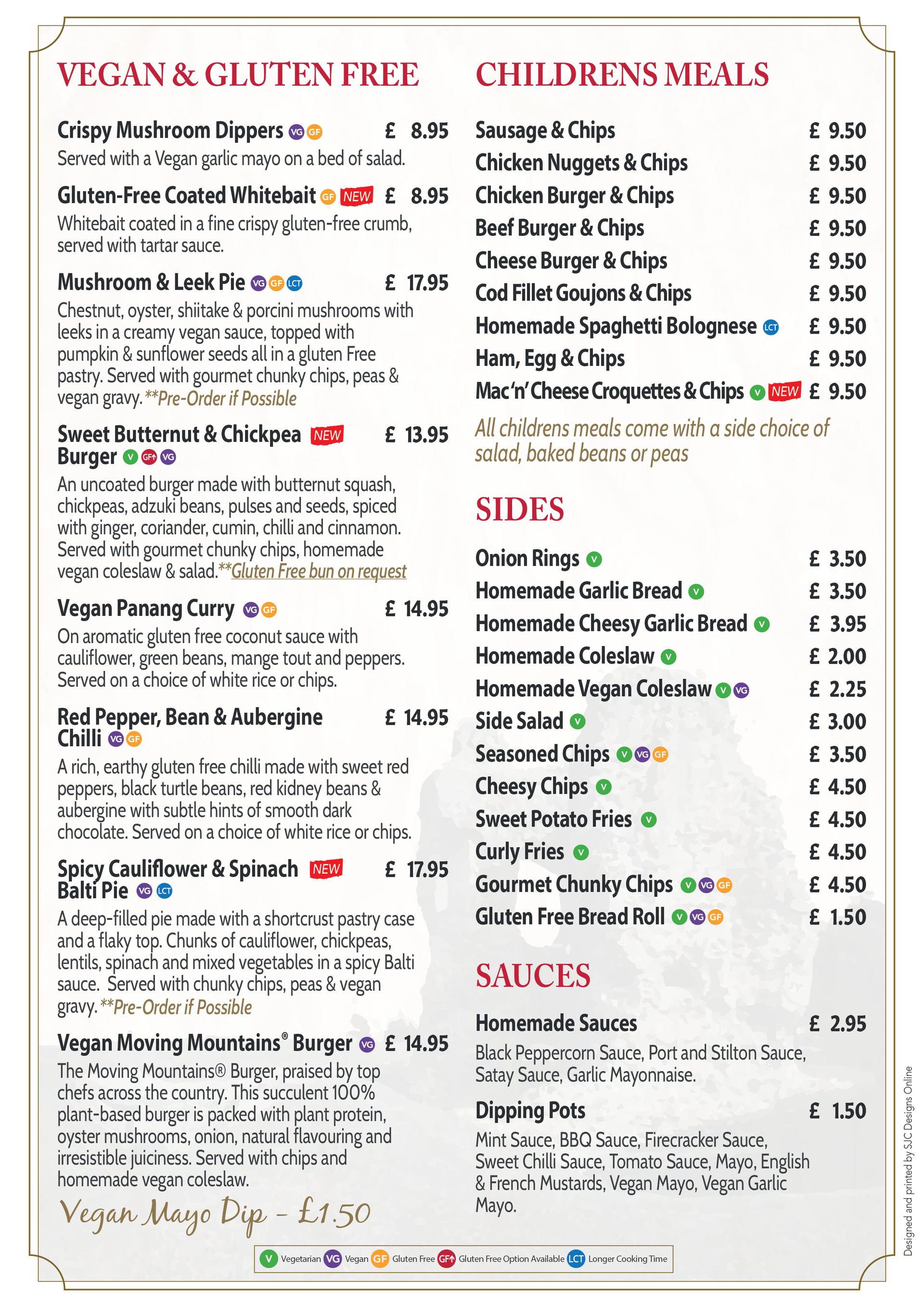 The Queens Head Restaurant Menu - Page4