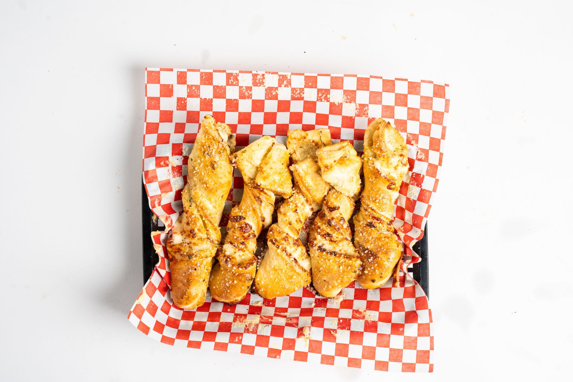 garlic parmesan twists