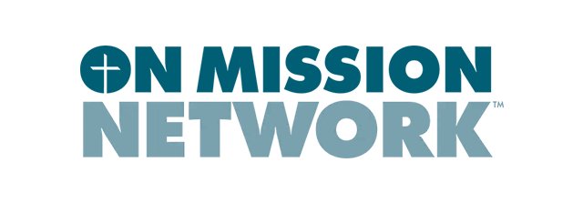 A logo for fresh expressions with a cross and leaves.