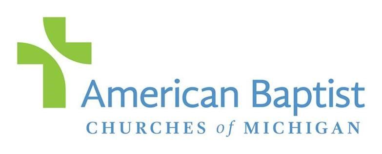 The logo for the american baptist churches of michigan