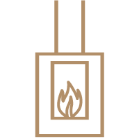 Log Burner Cosy Cabin Escape