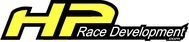 a yellow and black logo for hp race development