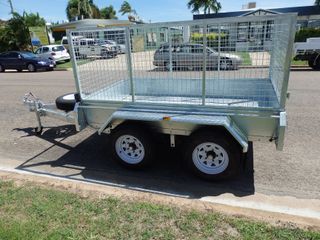 Trailer with Cage — Budget Trailers in Garbutt, QLD