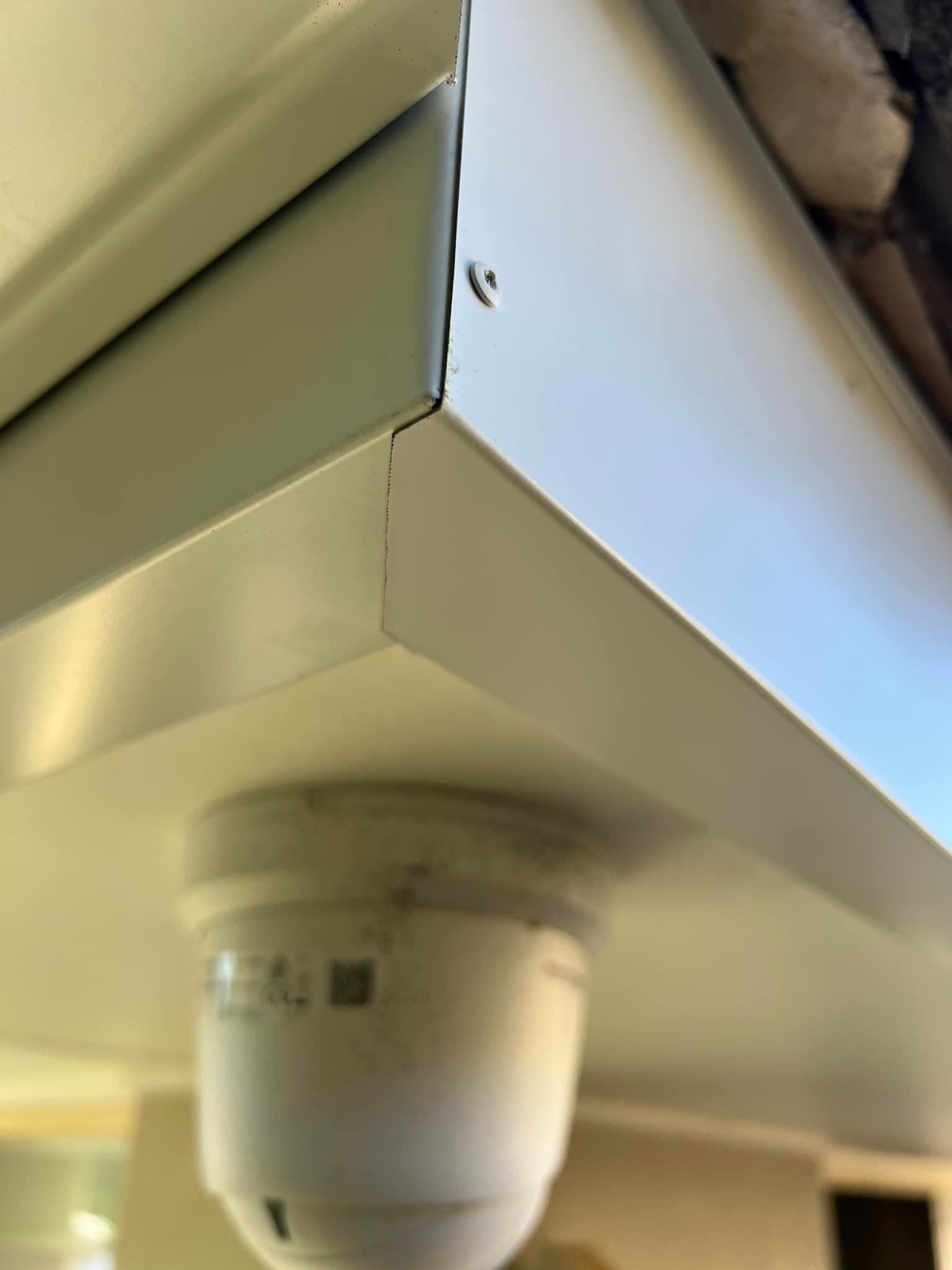 A Close Up of a Ceiling With a Camera on It — Richmond River Roofing Pty Ltd in East Ballina, NSW