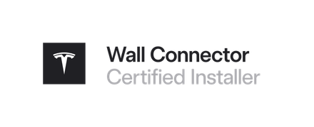 Tesla Wall Connector Certified Installer logo.