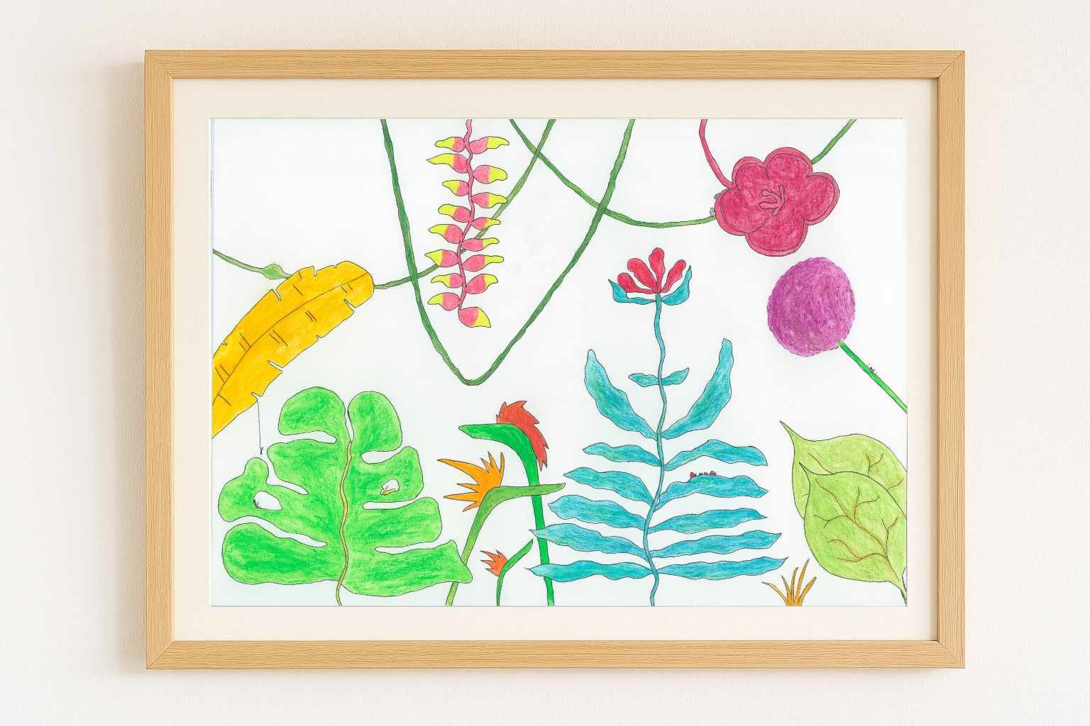 Print: Jungle planten