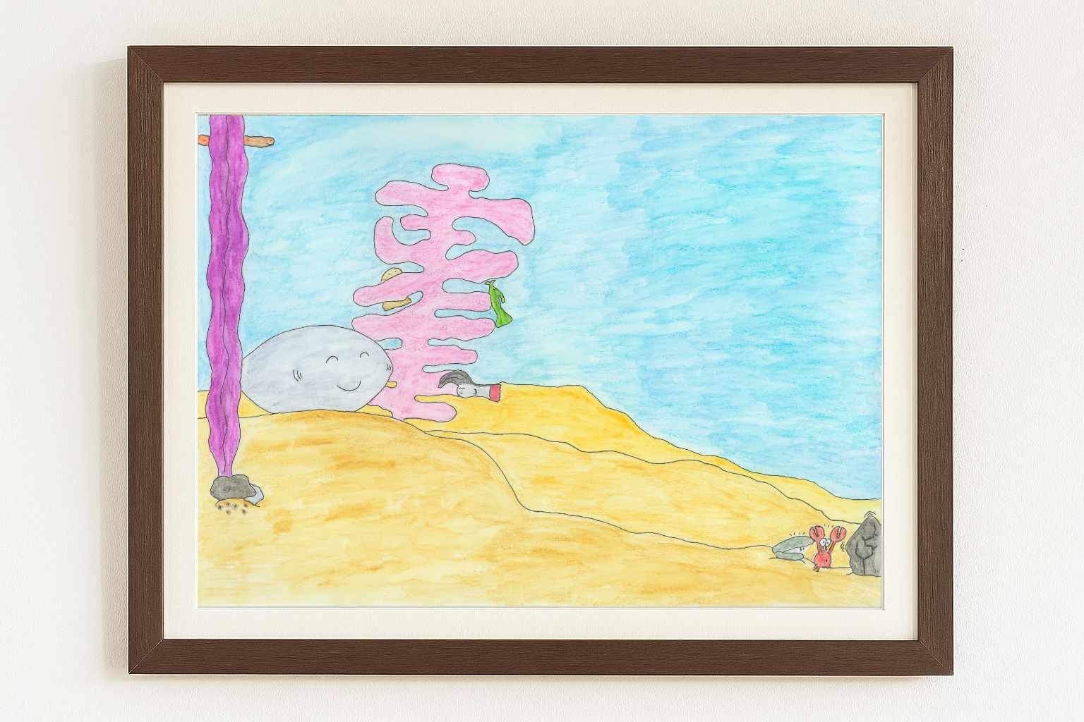 Print: Steentje is thuis!