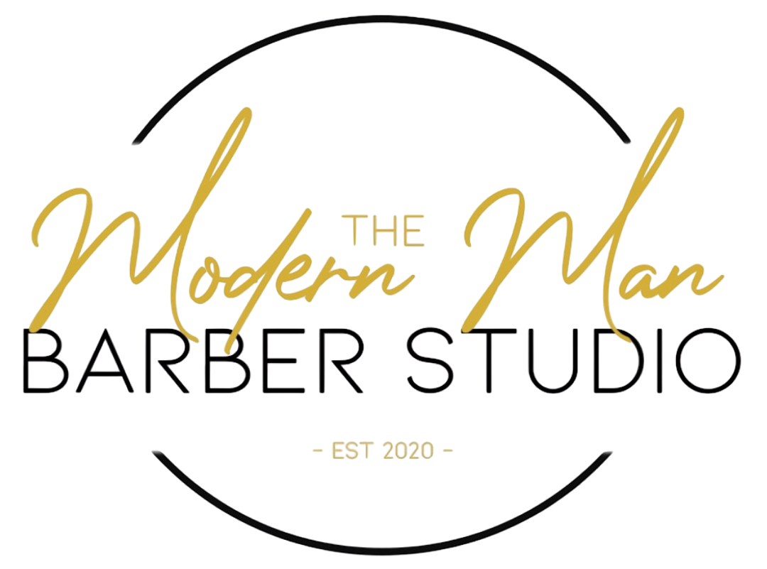 Client getting a fresh fade and beard lineup at Modern Man Barber Studio in Long Branch, NJ.