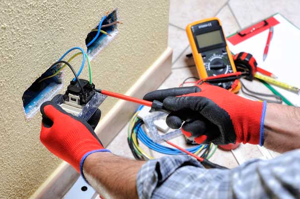 Circuit rewiring and repairs — Fixing residential outlet in Chino Hills, CA