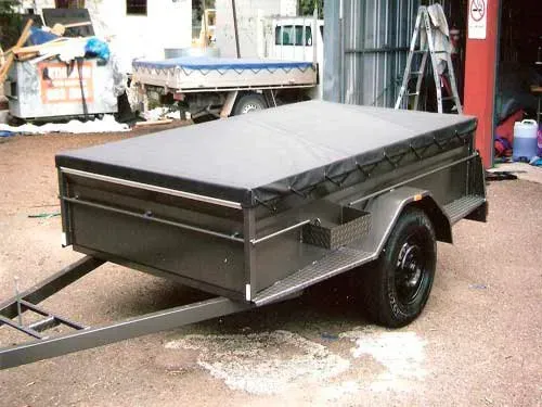 Grey trailer with grey cover | Heatherbrae, NSW | All Tarps
