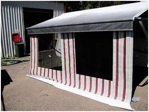 Red stripe tent tarp | Heatherbrae, NSW | All Tarps