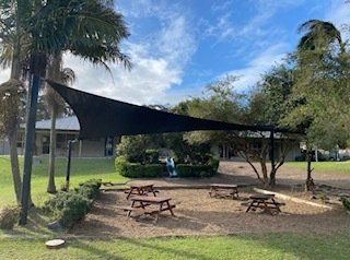 Black shade sails outside | Heatherbrae, NSW | All Tarps