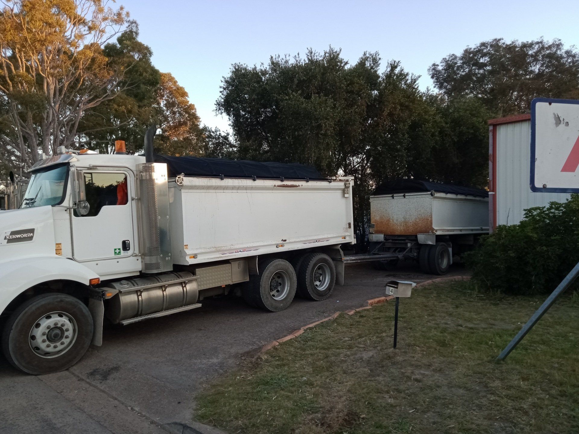 White truck with tarp cover | Heatherbrae, NSW | All Tarps