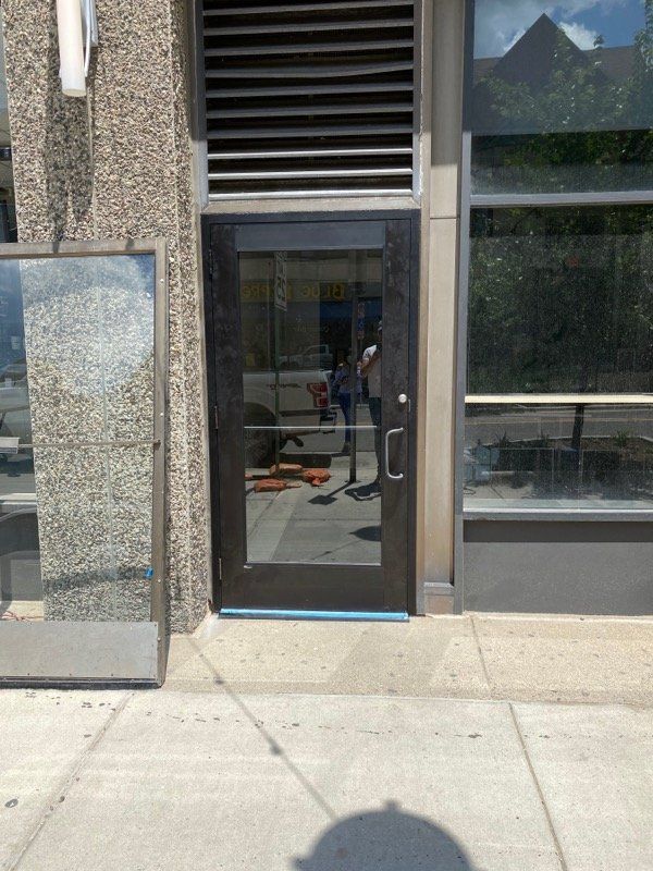 Aluminum and Glass Door— Pinckney, MI — Howlett Lock & Door