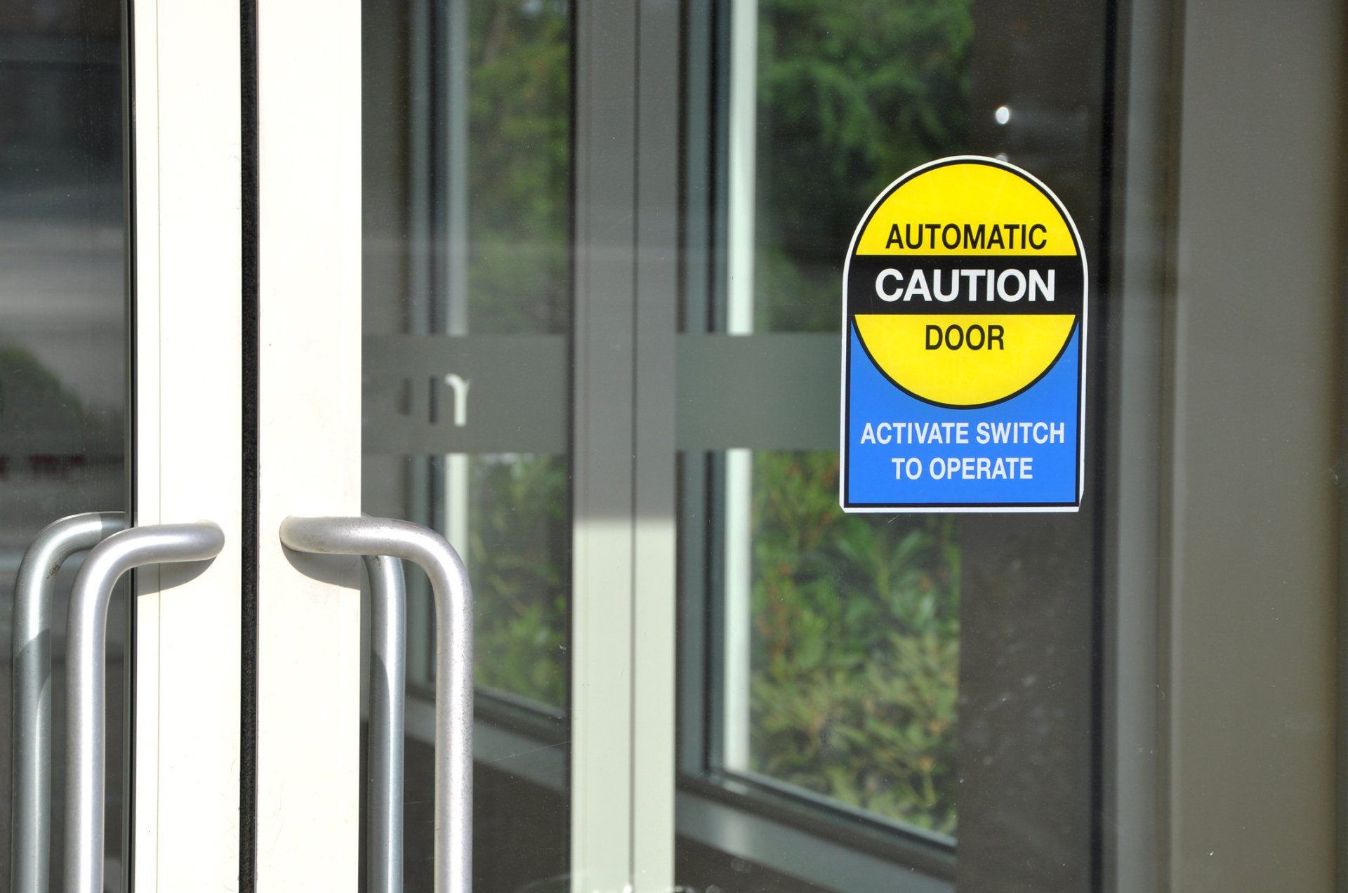 Newly installed automatic operated doors in Novi, MI