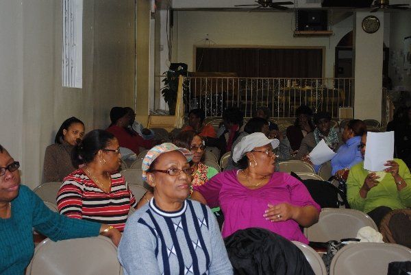 Eastchester Church of God. group of women are sitting in chairs in a room.