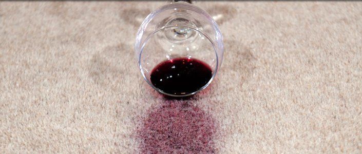 Emergency Cleaning – London – All Care Cleaning – Cleaning up spilt wine