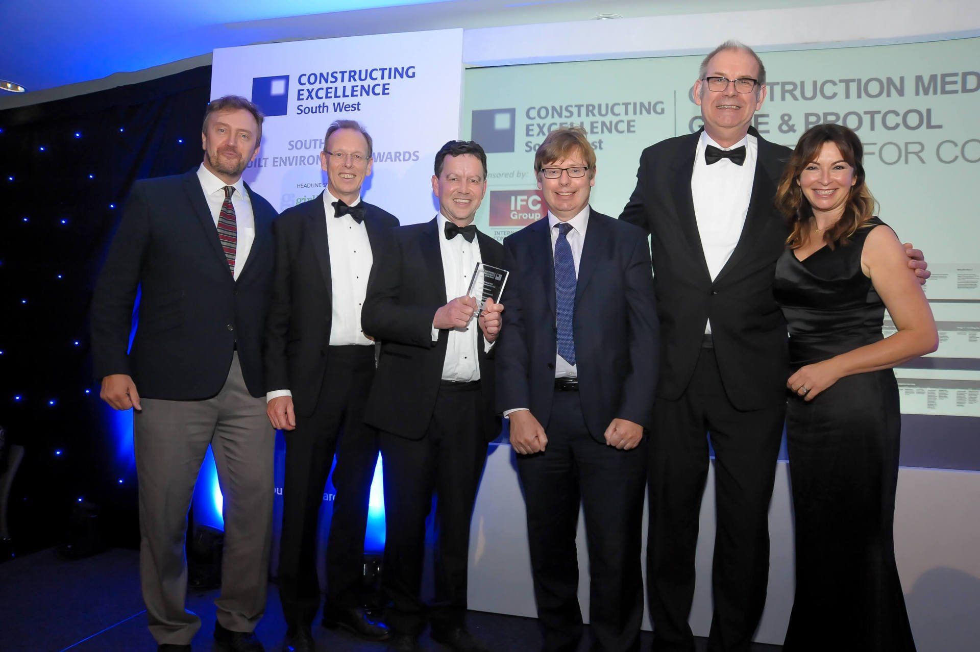 the mediation for construction team receiving the award