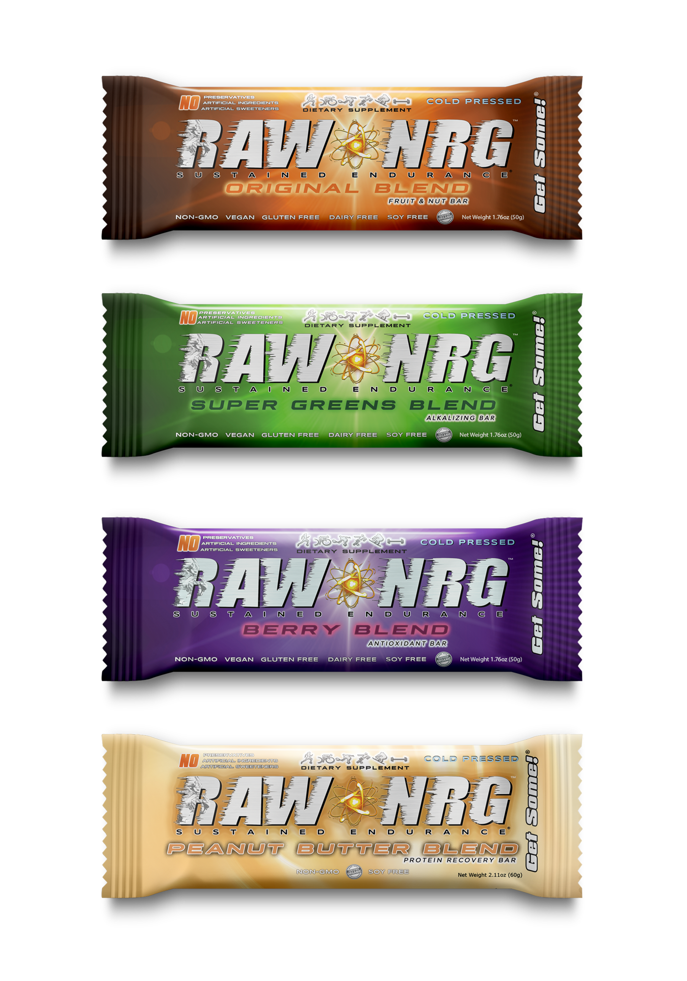 RAW NRG Nutrition Bars