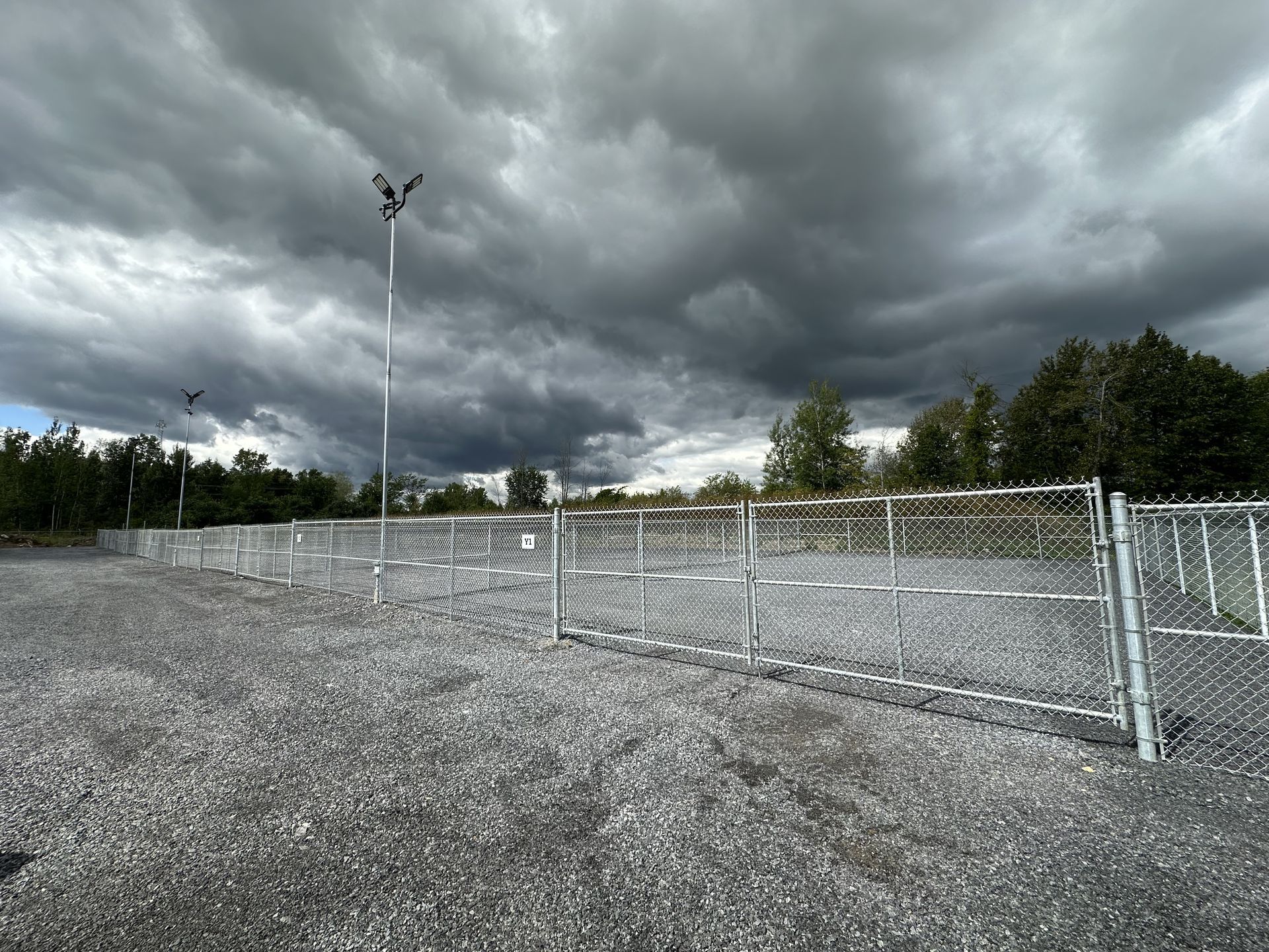 Storage yards in Cornwall, Ontario